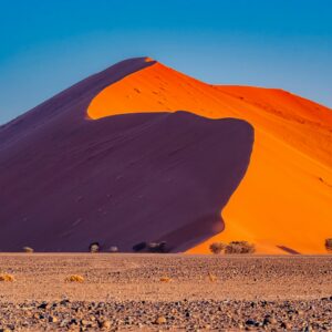 Hohe rote Sanddüne im Sossusvlei, Namib