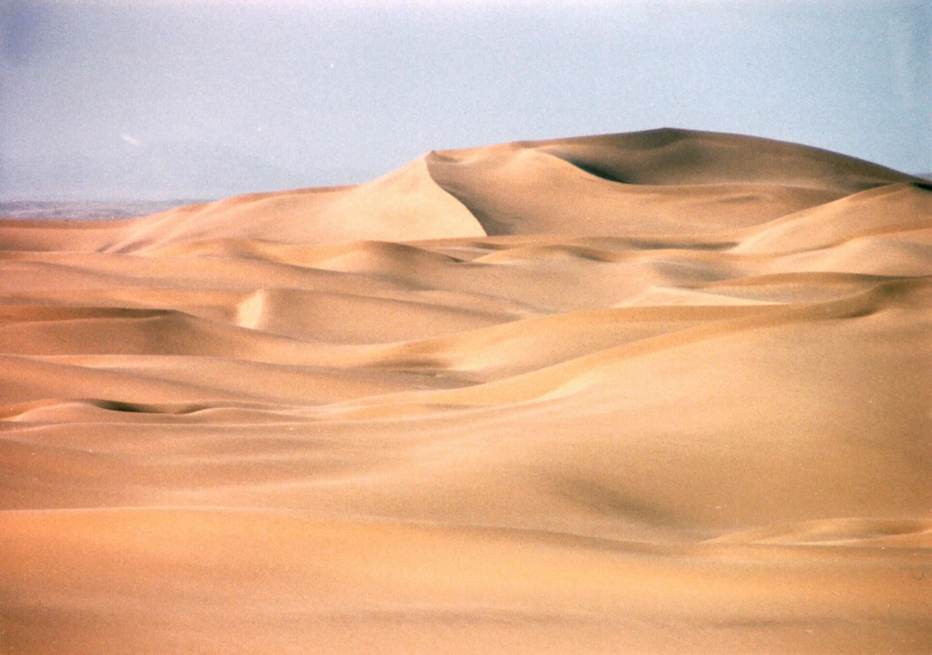 Dünen der Namib an einem kalten Morgen