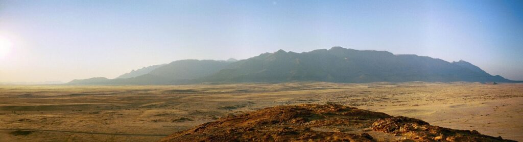 Brandberg-Massiv bei Sonnenuntergang