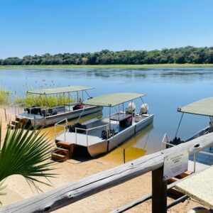 Blick auf den Kavango bei Rundu