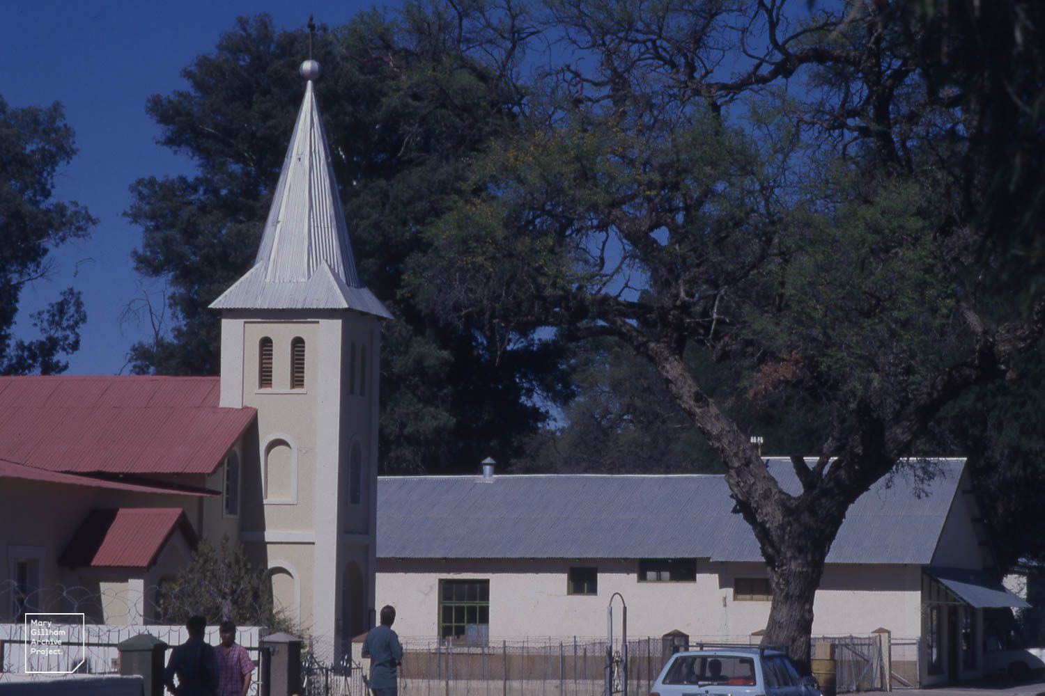 Hauptstraße der Stadt Omaruru, Namibia