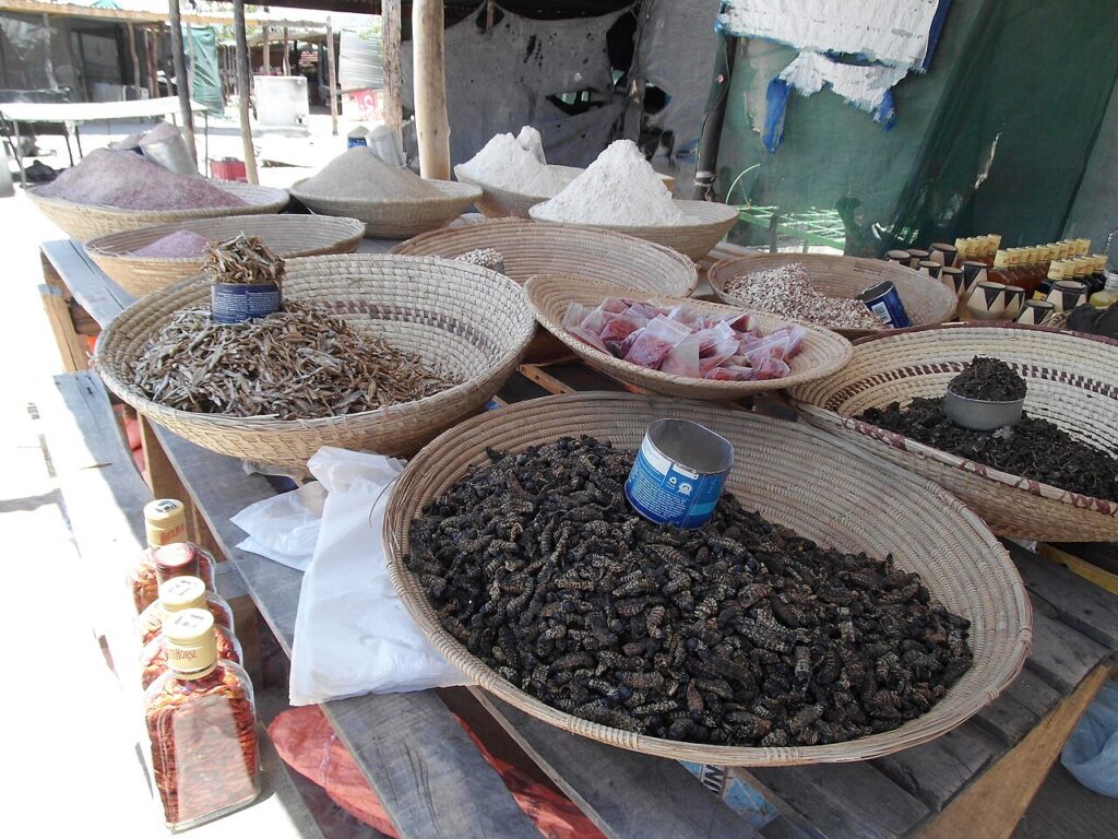 Marktszene in Oshakati, nördliches Zentralnamibia